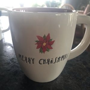 Rae Dunn “Merry Christmas “ Mug, red inside. NWOT